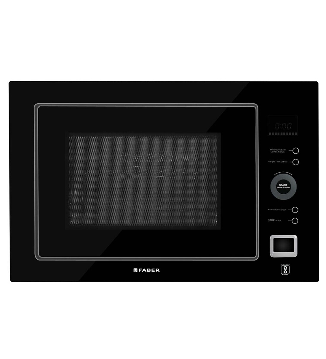 Buy FABER 25L BuiltInOven Microwave (FBIMWO 25 L CGS BK, Black) Online Discontinued