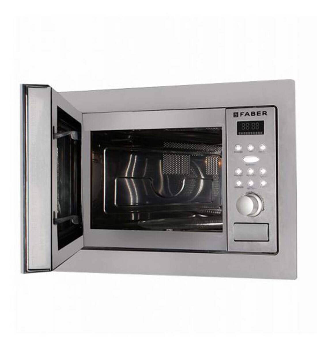 Buy FABER 25L BuiltInOven Microwave (FBIMWO 25 L CGS, Silver) Online