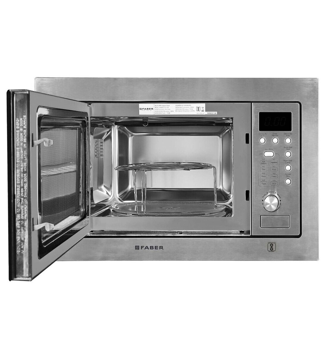 Buy FABER Microwave Oven (FBI MWO 20L SG, Silver) Online Builtin