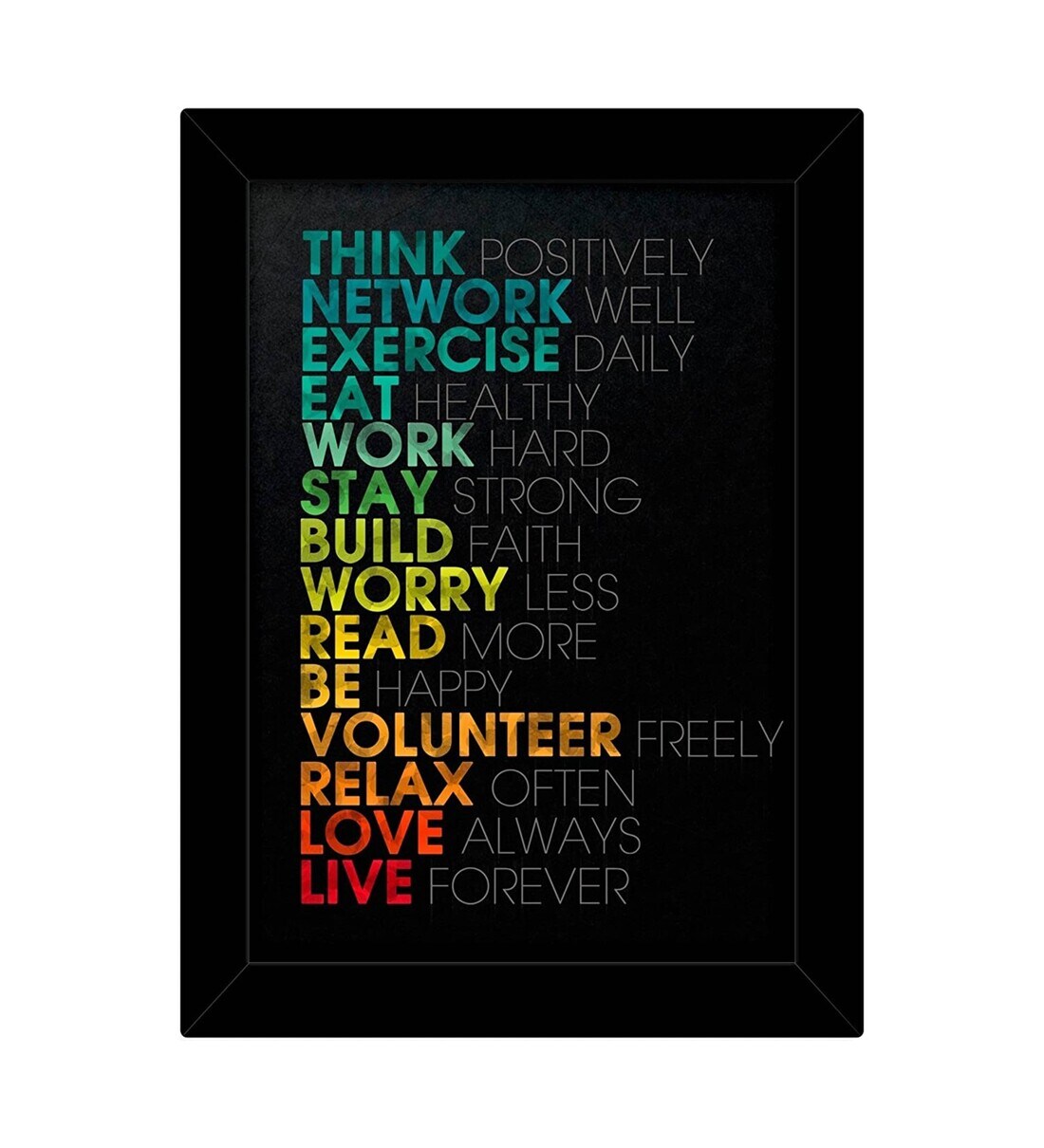 Buy Fabric Inspirational Quote Frame Art Print By Tied Ribbons Online