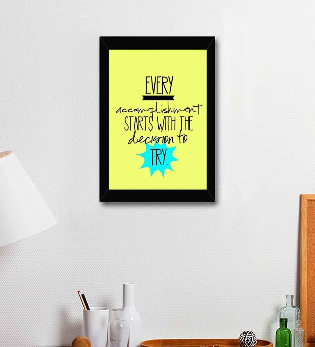 Buy The Literary Item Multicolour Fabric Framed Art Print at 25 OFF by