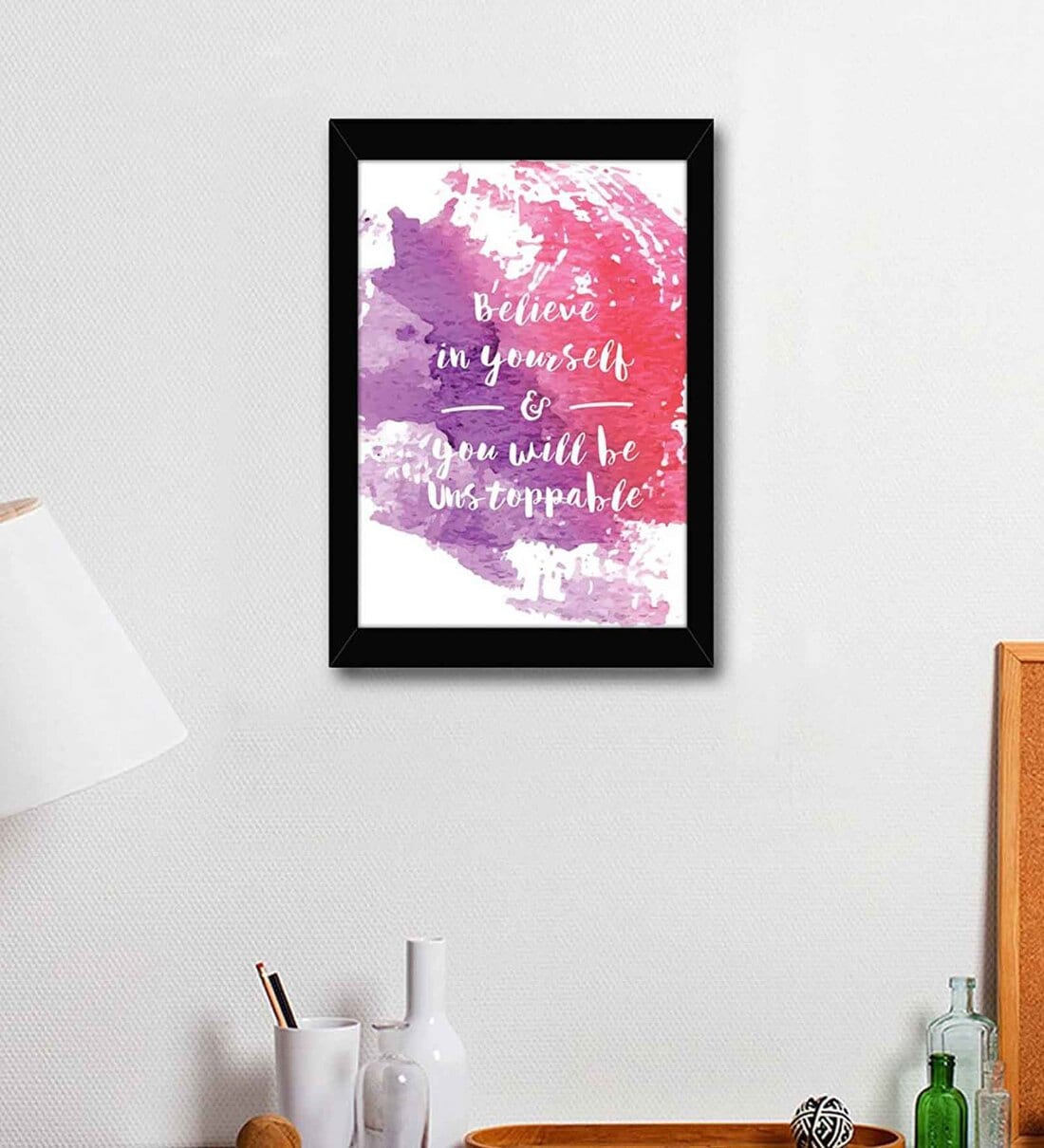 Buy Fabric Inspirational Quote Frame Art Print By Tied Ribbons at 33 OFF by Tied Ribbons