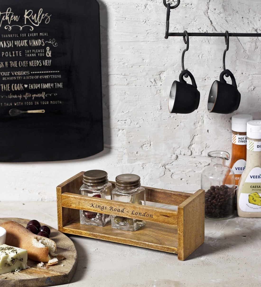 Buy Fabuliv Brown Rustic Wooden Holder at 27% OFF by Fabuliv