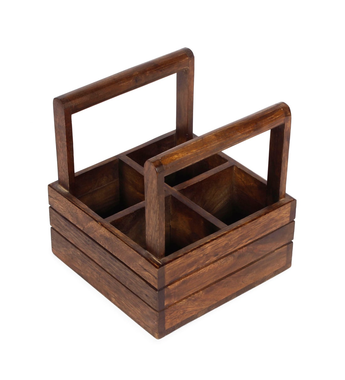 Buy Brown Wood Cutlery Holder by Fabuliv Online - Cutlery Holders ...