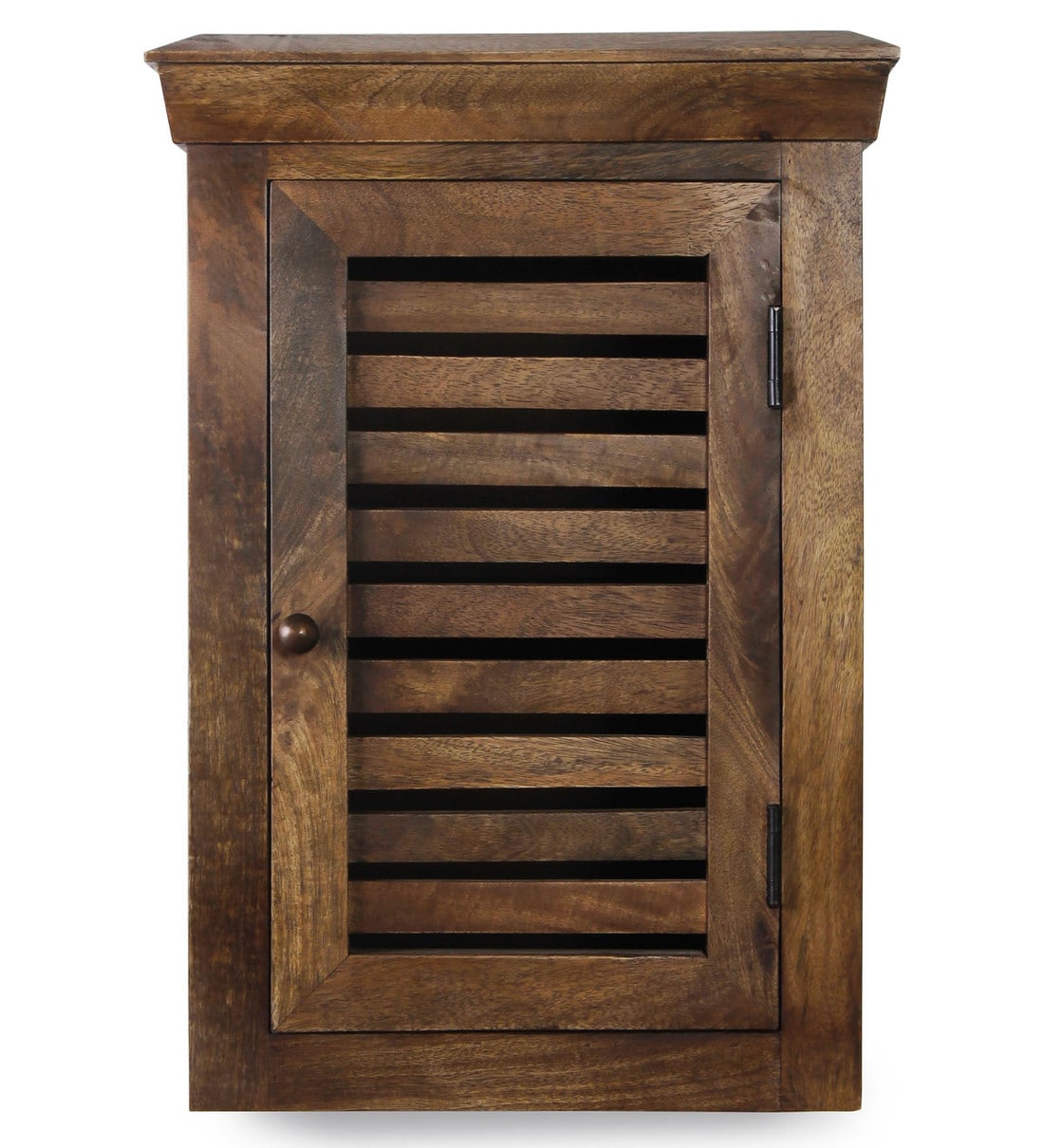 Buy Mango Wood Brown 2 Compartment Bathroom by Fabuliv Online
