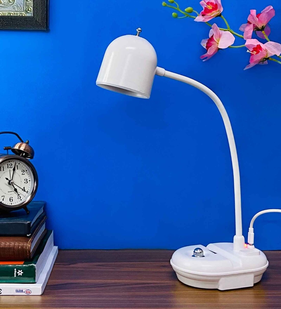 Buy Fancy White Study Lamp at 20% OFF by BrightDaisy Pepperfry