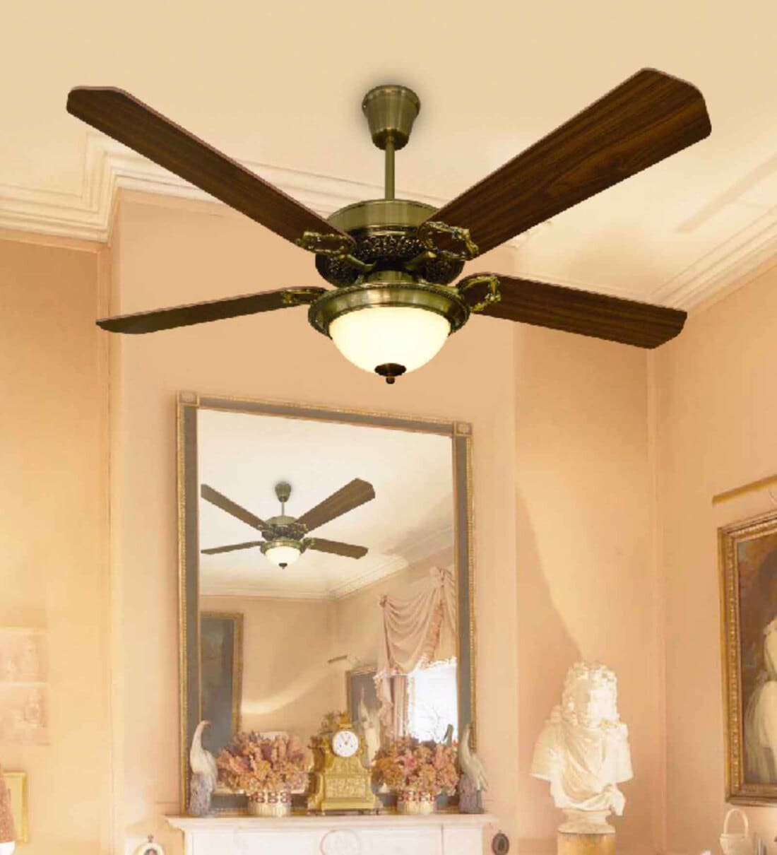 Buy Fanzart Diana 52\ Ceiling Fan In Multi Coloured LED & Remote