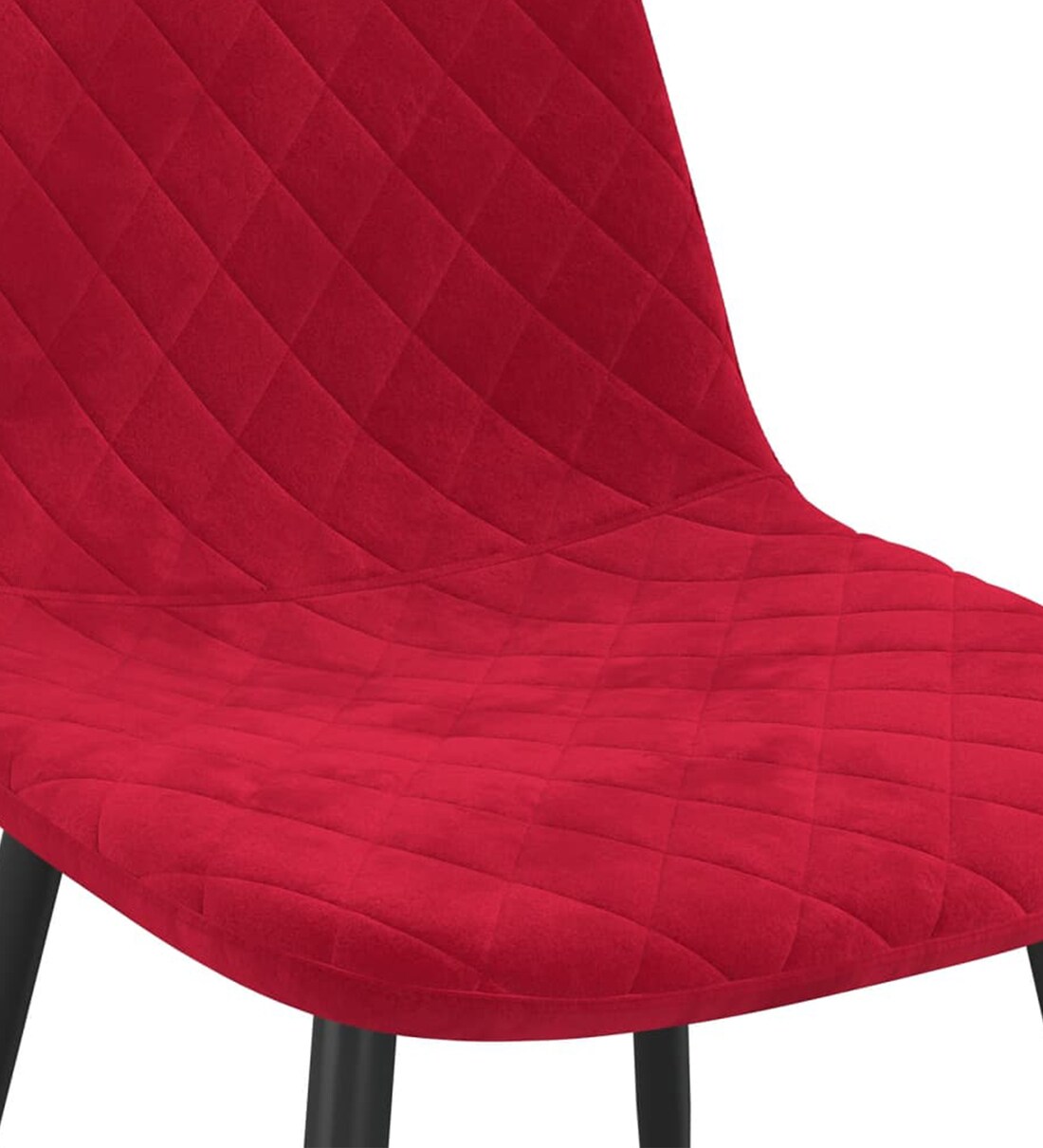 Buy Jax Fabric Dining Chair In Red Colour Online Contemporary Dining