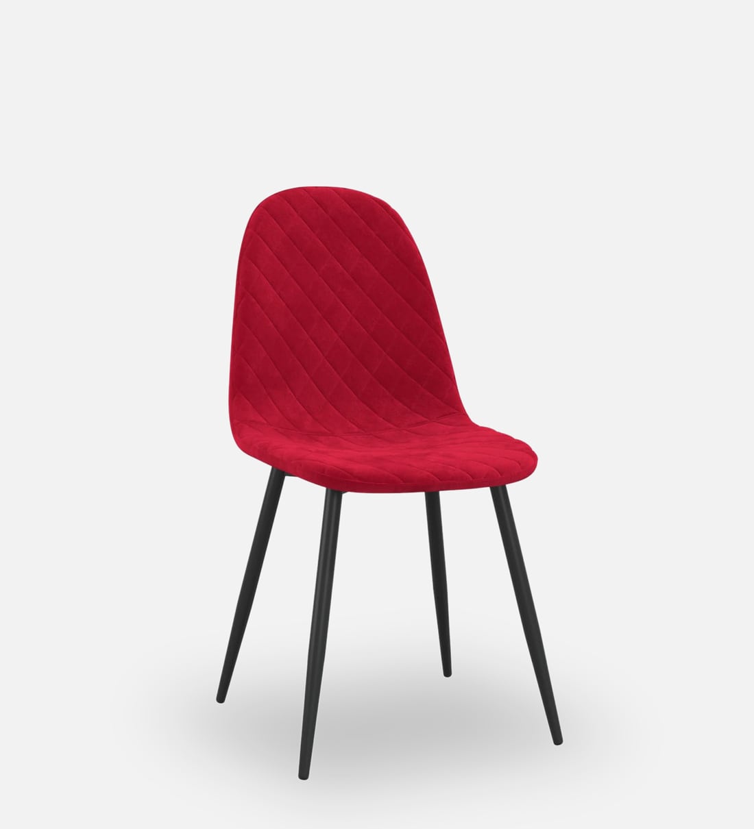Buy Jax Fabric Dining Chair In Red Colour Online Contemporary Dining