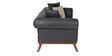 Fabiola 2 Seater Leather Sofa In Dark Blue Colour