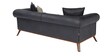 Fabiola 2 Seater Leather Sofa In Dark Blue Colour