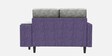 Fabric 2 Seater Sofa in Purple Colour