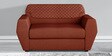 Facet 2 Seater Sofa in Brick Red Colour Facet 2 Seater Sofa in Brick Red Colour