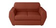 Facet 2 Seater Sofa in Brick Red Colour Facet 2 Seater Sofa in Brick Red Colour