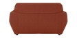 Facet 2 Seater Sofa in Brick Red Colour Facet 2 Seater Sofa in Brick Red Colour