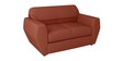 Facet 2 Seater Sofa in Brick Red Colour Facet 2 Seater Sofa in Brick Red Colour
