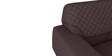 Facet 2 Seater Sofa in Plum Purple Colour
