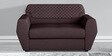 Facet 2 Seater Sofa in Plum Purple Colour