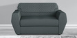 Facet 2 Seater Sofa in Steel Grey Colour