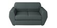 Facet 2 Seater Sofa in Steel Grey Colour