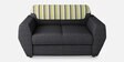 Facet Fabric 2 Seater Sofa in Steel Grey Colour