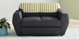 Facet Fabric 2 Seater Sofa in Steel Grey Colour