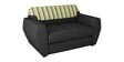 Facet Fabric 2 Seater Sofa in Steel Grey Colour