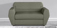 Facet 2 Seater Sofa in Warm Grey Colour