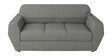 Facet 3 Seater Sofa in Cool Grey Colour