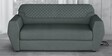 Facet 3 Seater Sofa in Steel Grey Colour