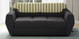 Facet Fabric 3 Seater Sofa in Steel Grey Colour
