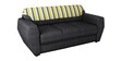 Facet Fabric 3 Seater Sofa in Steel Grey Colour