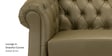 Fairmont Leatherette 2 Seater Sofa In Green Finish