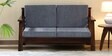 Krak Sheesham Wood 2 Seater Sofa In Provincial Teak Finish