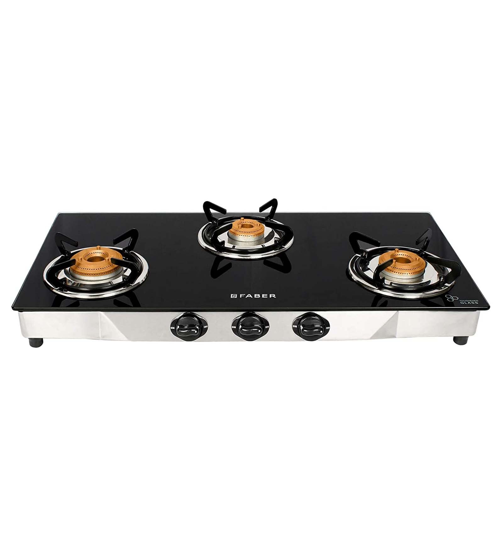 FABER 3 Burner HOB COOKTOP JUMBO 3BB SS