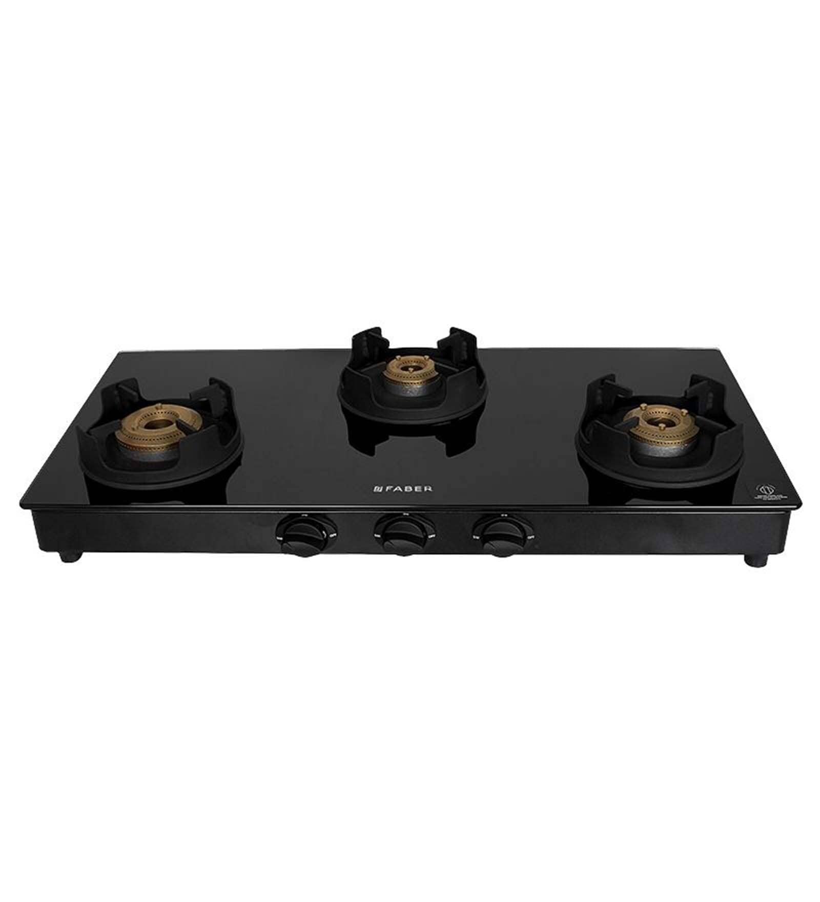 FABER 3 Burner Hob Cooktop ONYX 3BB BK CI