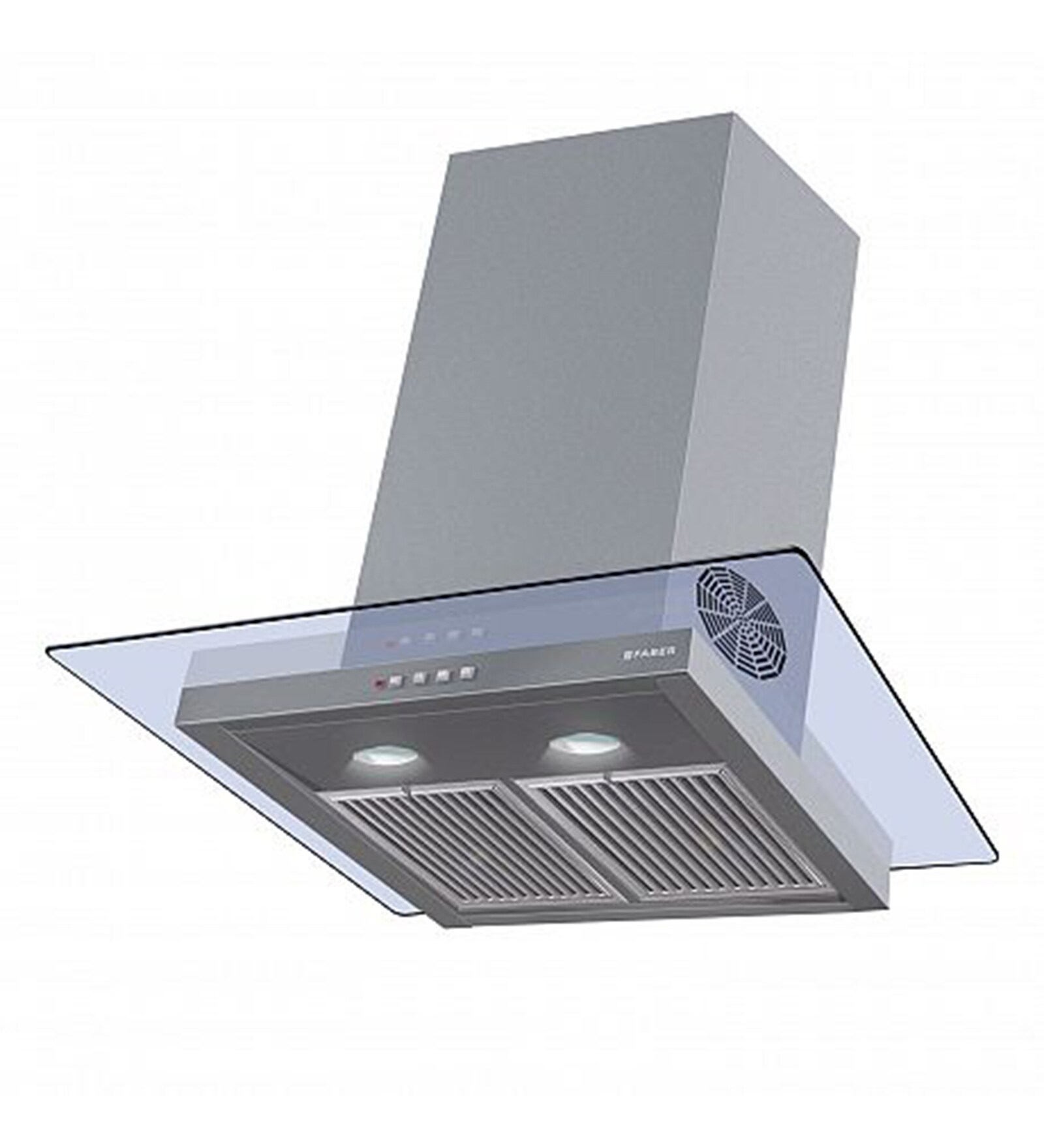 Buy Faber Glassy 75 cm 3D Hood Chimney Online Hood Chimneys