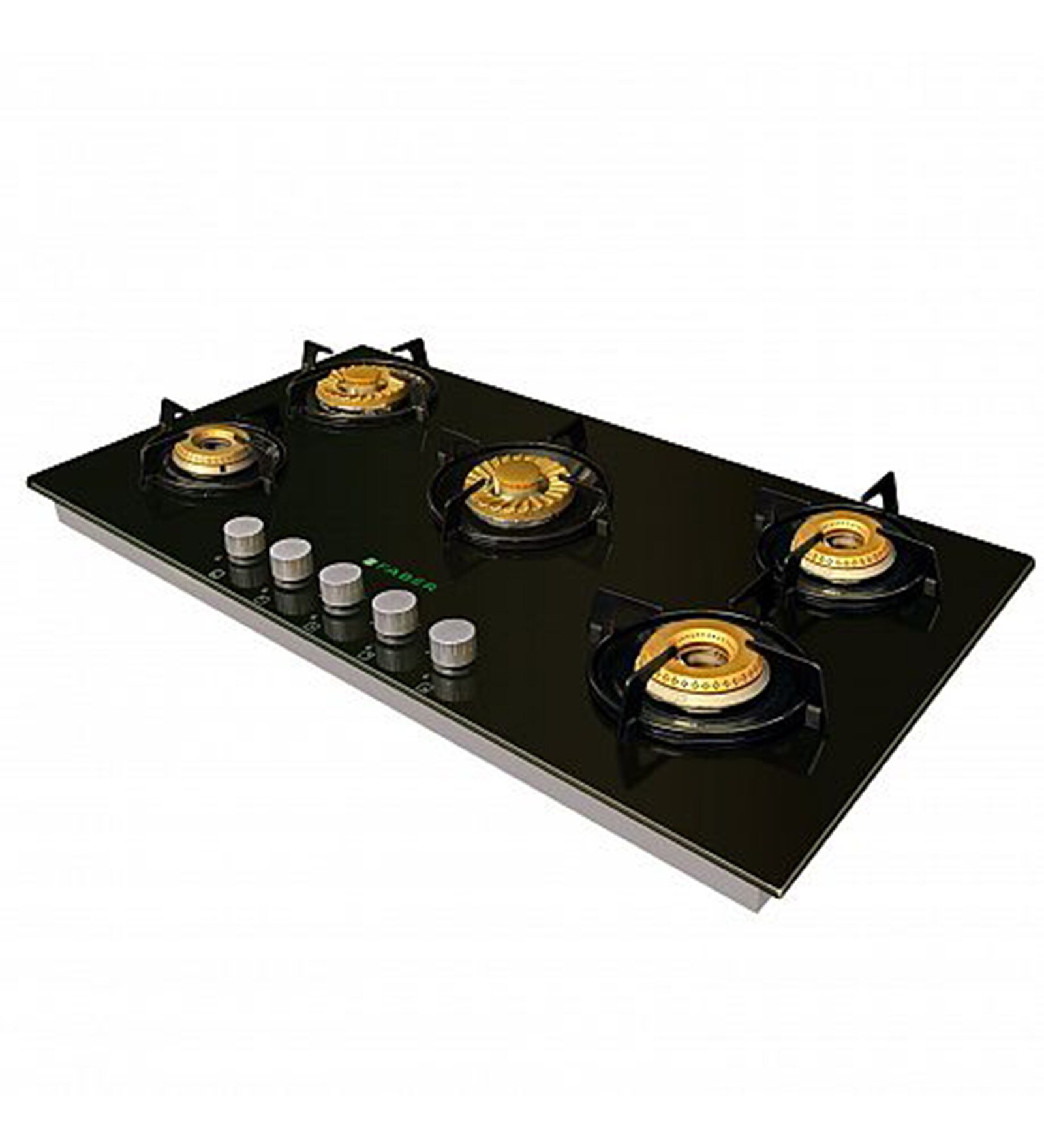 Buy Faber Brass and Stainless Steel 5burner Hob (Model HGG 905CRR BR