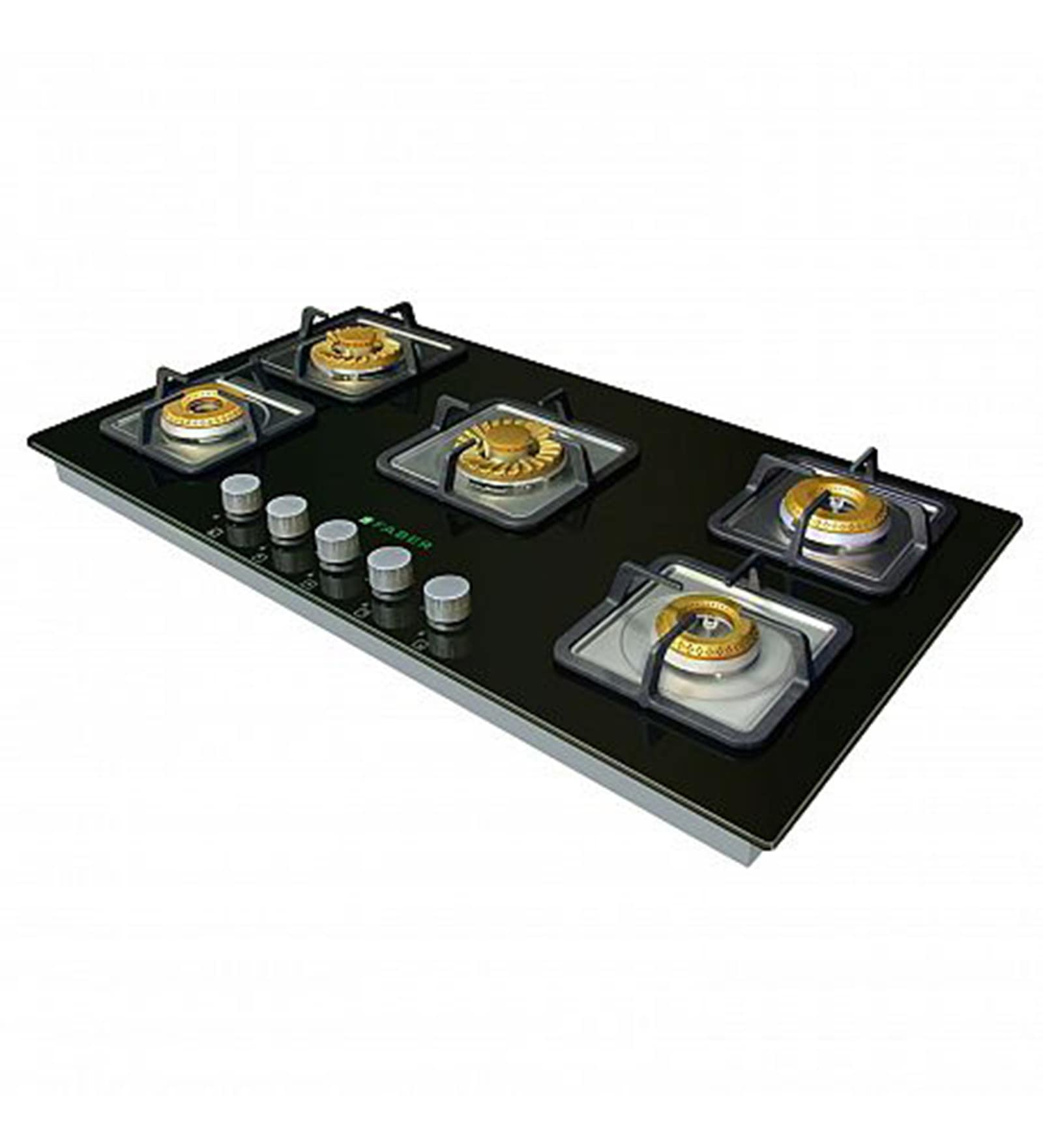 Buy Faber Brass and Stainless Steel 5burner Hob (Model HGG 905CRS BR