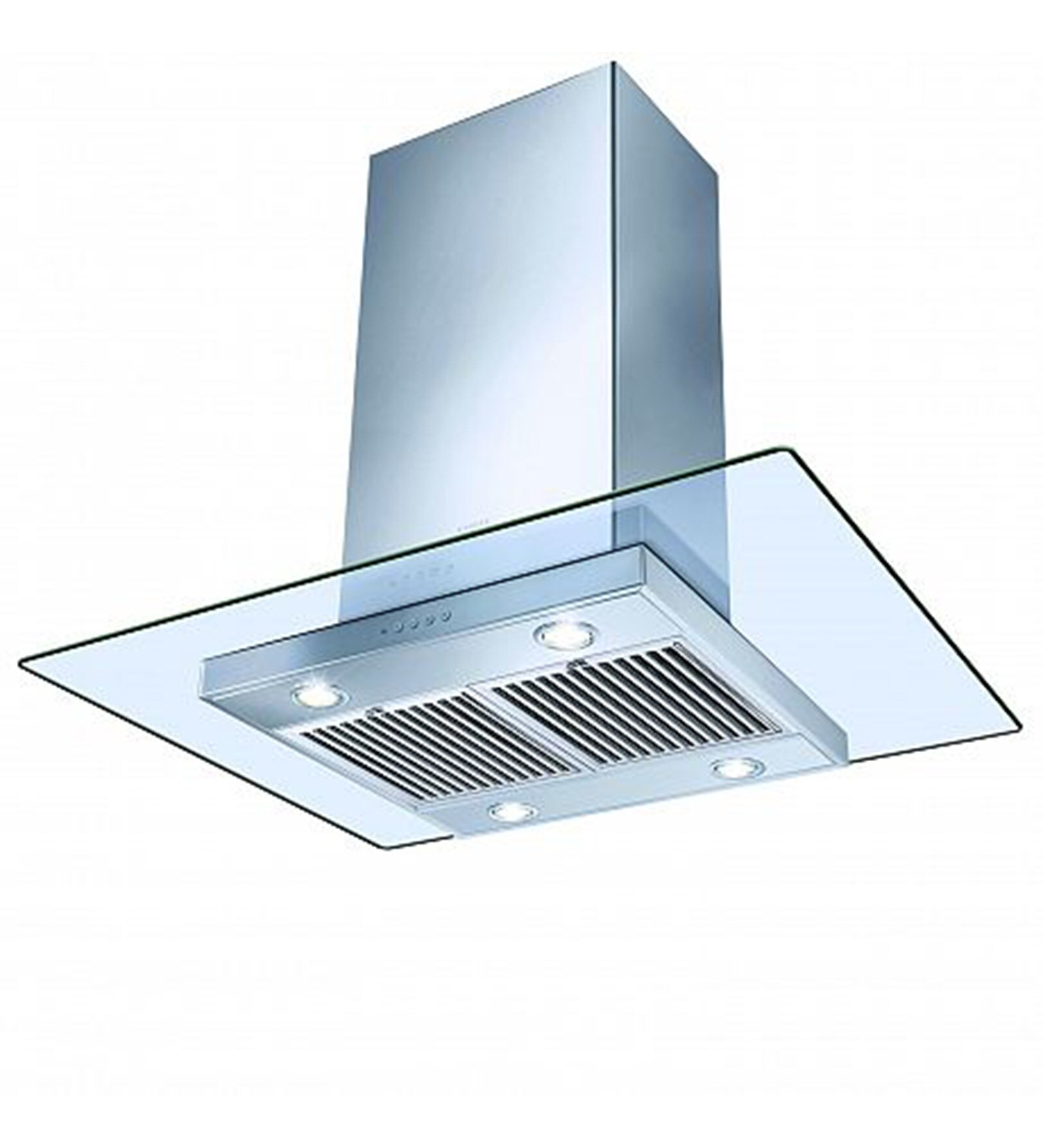 Buy Faber Isola Series Glassy Sunzi LTW90 Island 90 cm Hood Chimney