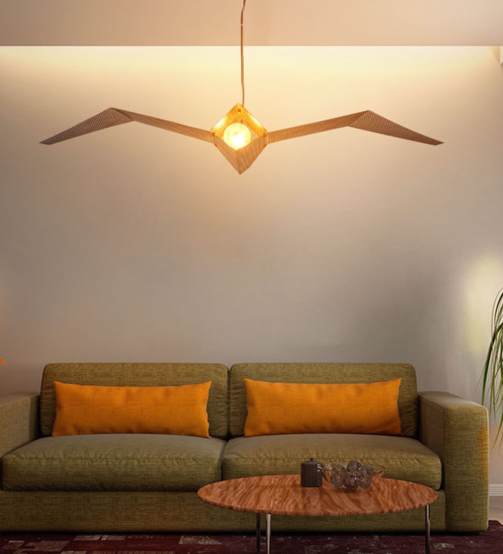 FALCAO Black Iron Pendant Light