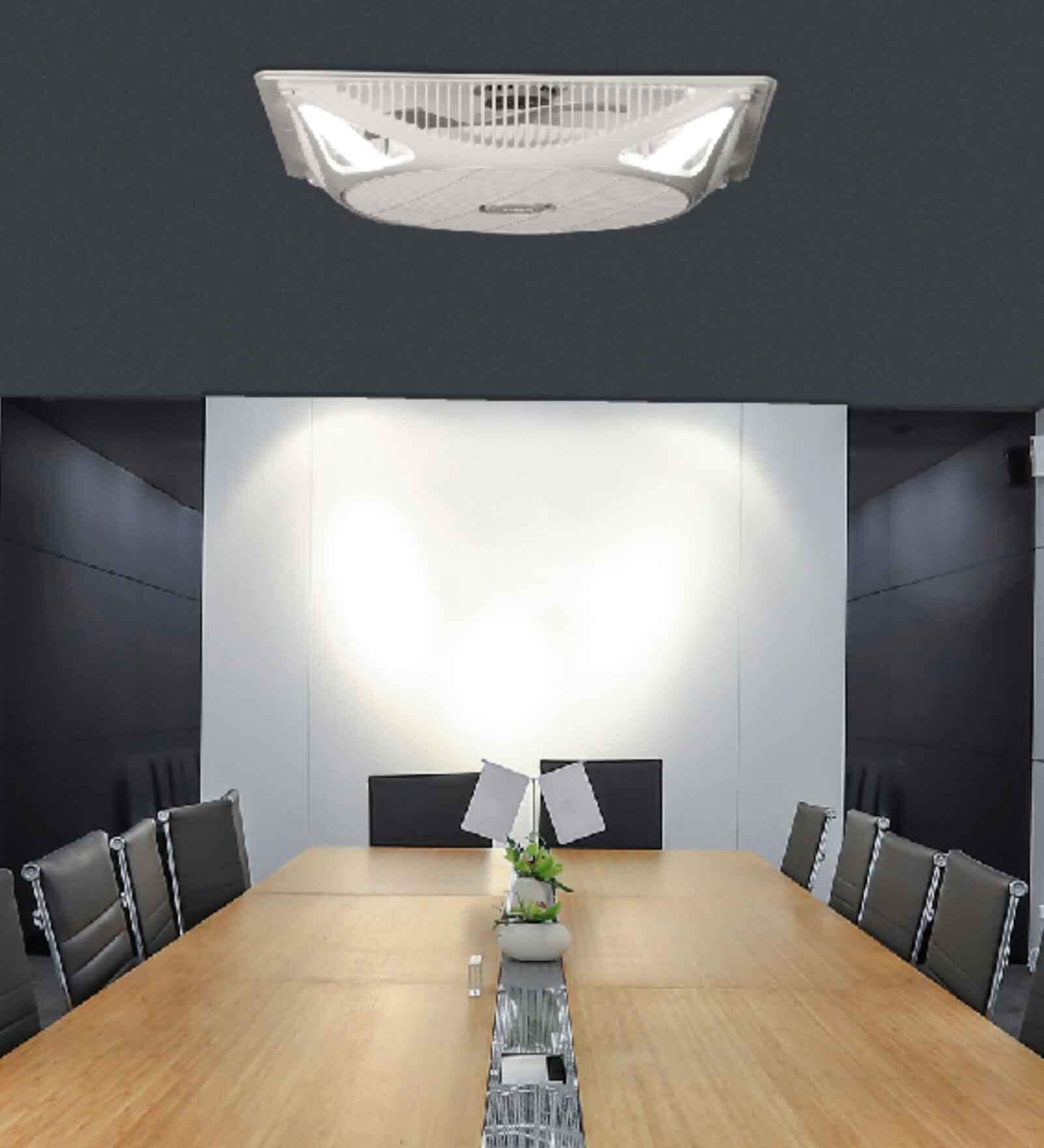 Fanzart Invento 220 MM Recessed Ceiling Fan With Remote Control (White)