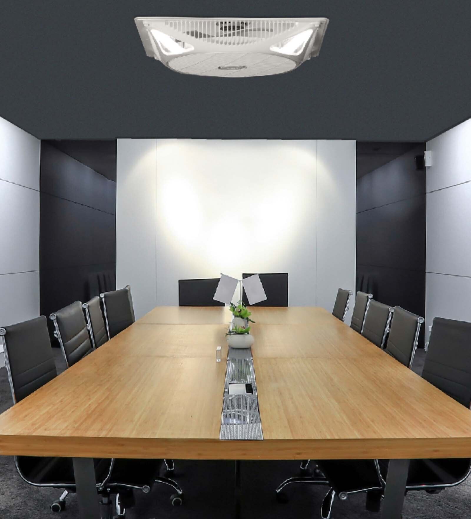 Fanzart Invento Slim- 220 MM Recessed Ceiling Fan With Remote Control (White)