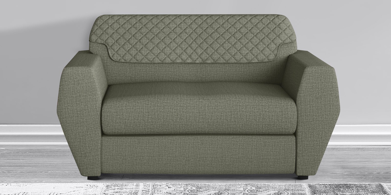 Facet 2 Seater Sofa in Warm Grey Colour Facet 2 Seater Sofa in Warm Grey Colour
