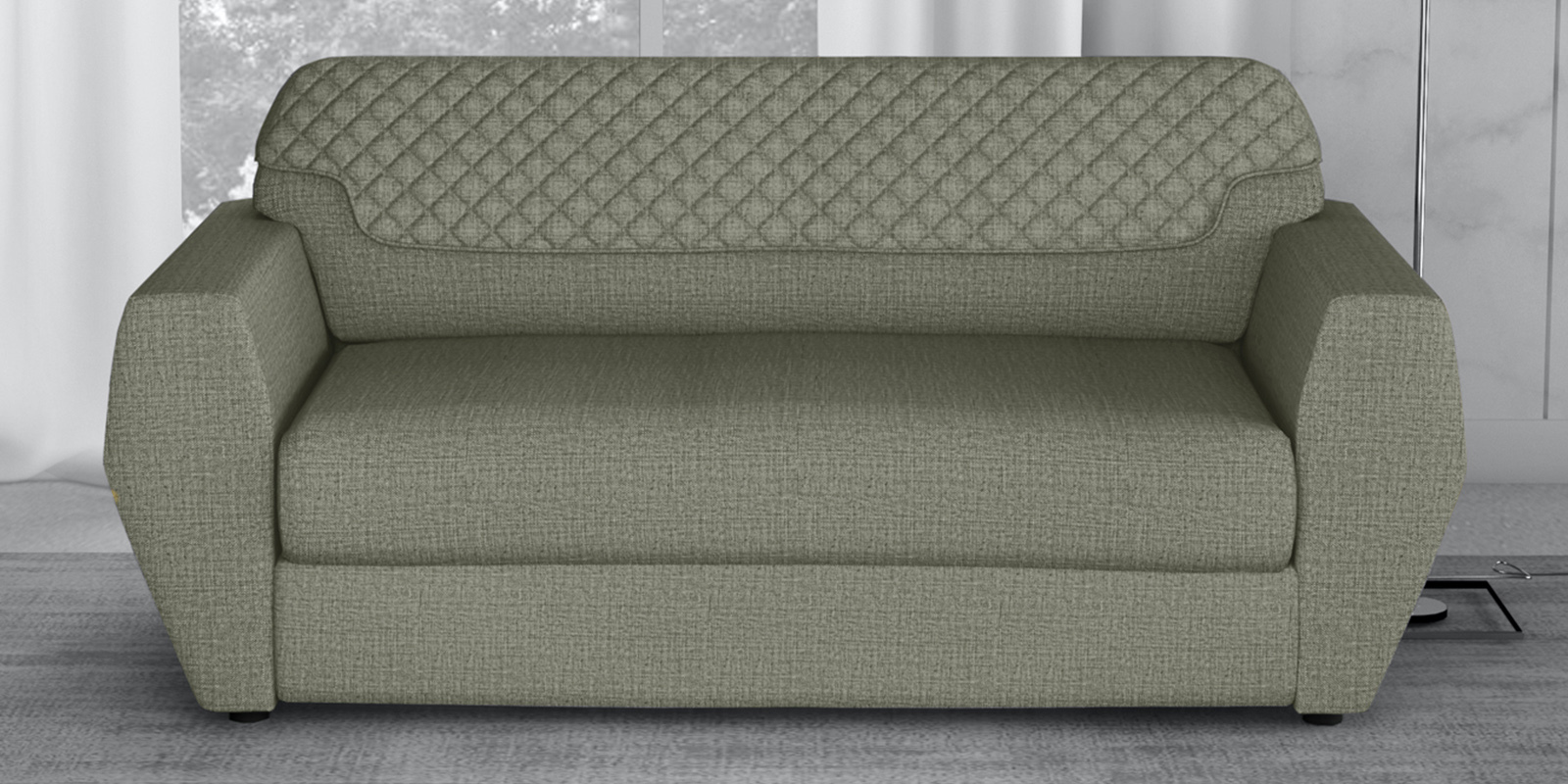 Facet 3 Seater Sofa in Warm Grey Colour