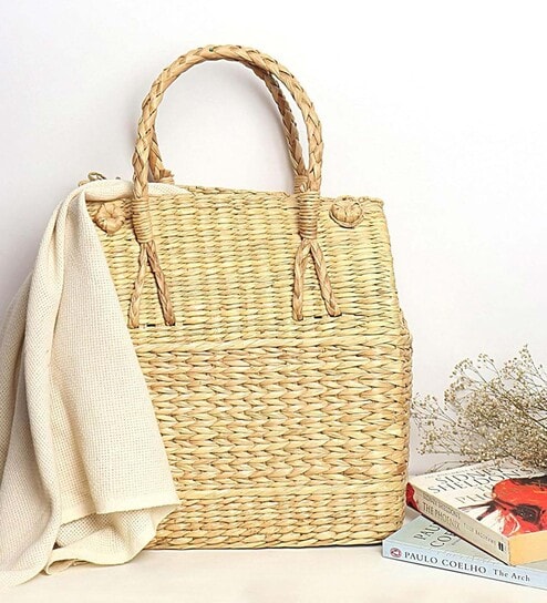 Family picnic basket for 2 | Vintage Hamper for Outdoor Dining | Wicker picnic basket | Food basket for outdoor (Set of 2: Large & X-Large)