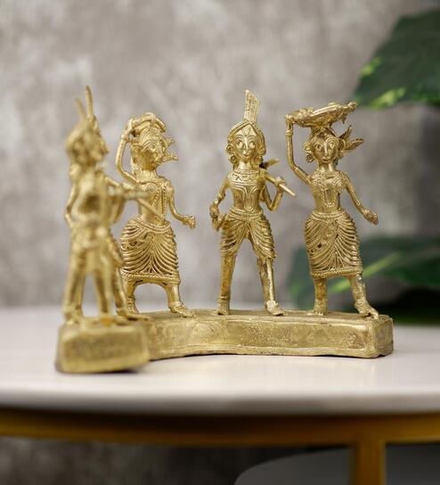 Farmers Gold Brass Showpiece