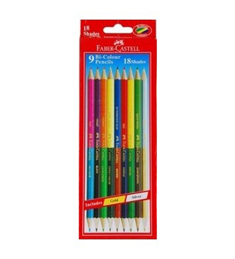 faber castell bi colour pencils