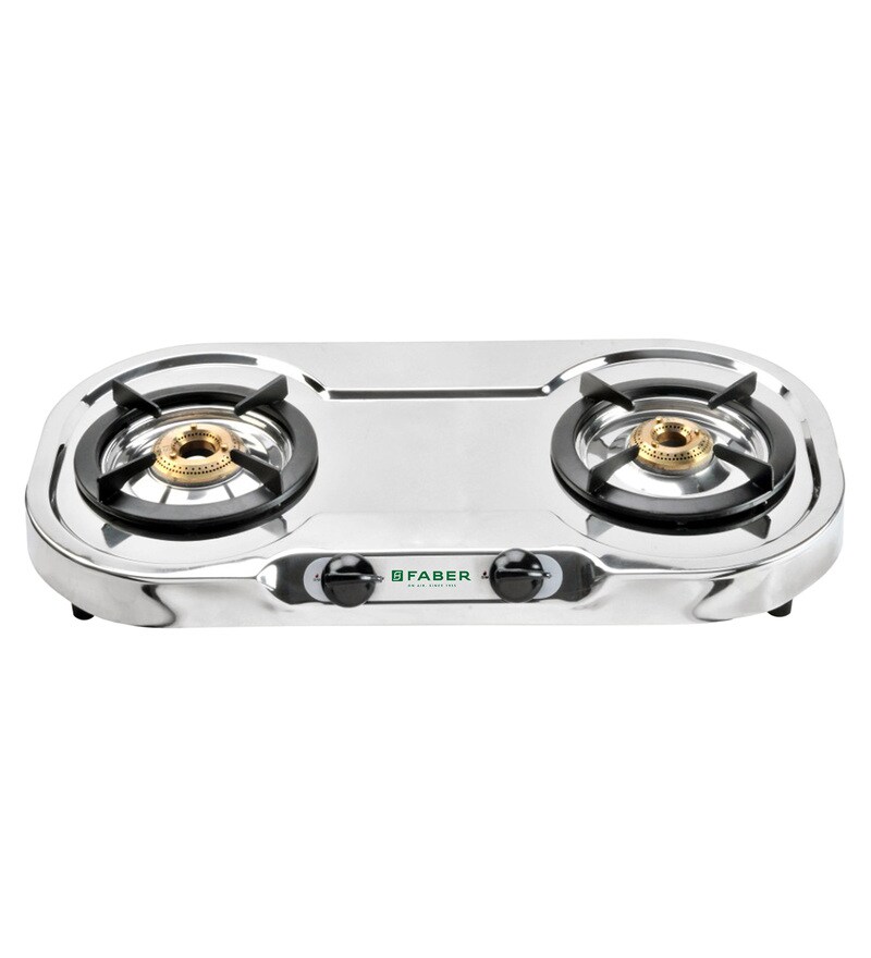 Buy Faber CT2BSSCurvyT 2 Burner Stainless Steel Cooktop Online