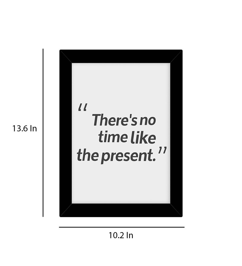 Buy Fabric Inspirational Quote Frame Art Print By Tied Ribbons Online